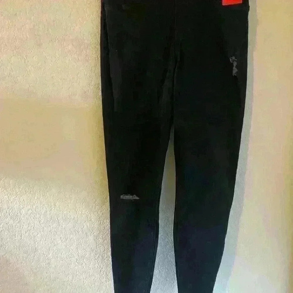 Spanx Vintage Distressed Pull On Tummy Shaping Skinny Jeans Vintage Black Size M - Picture 2 of 12